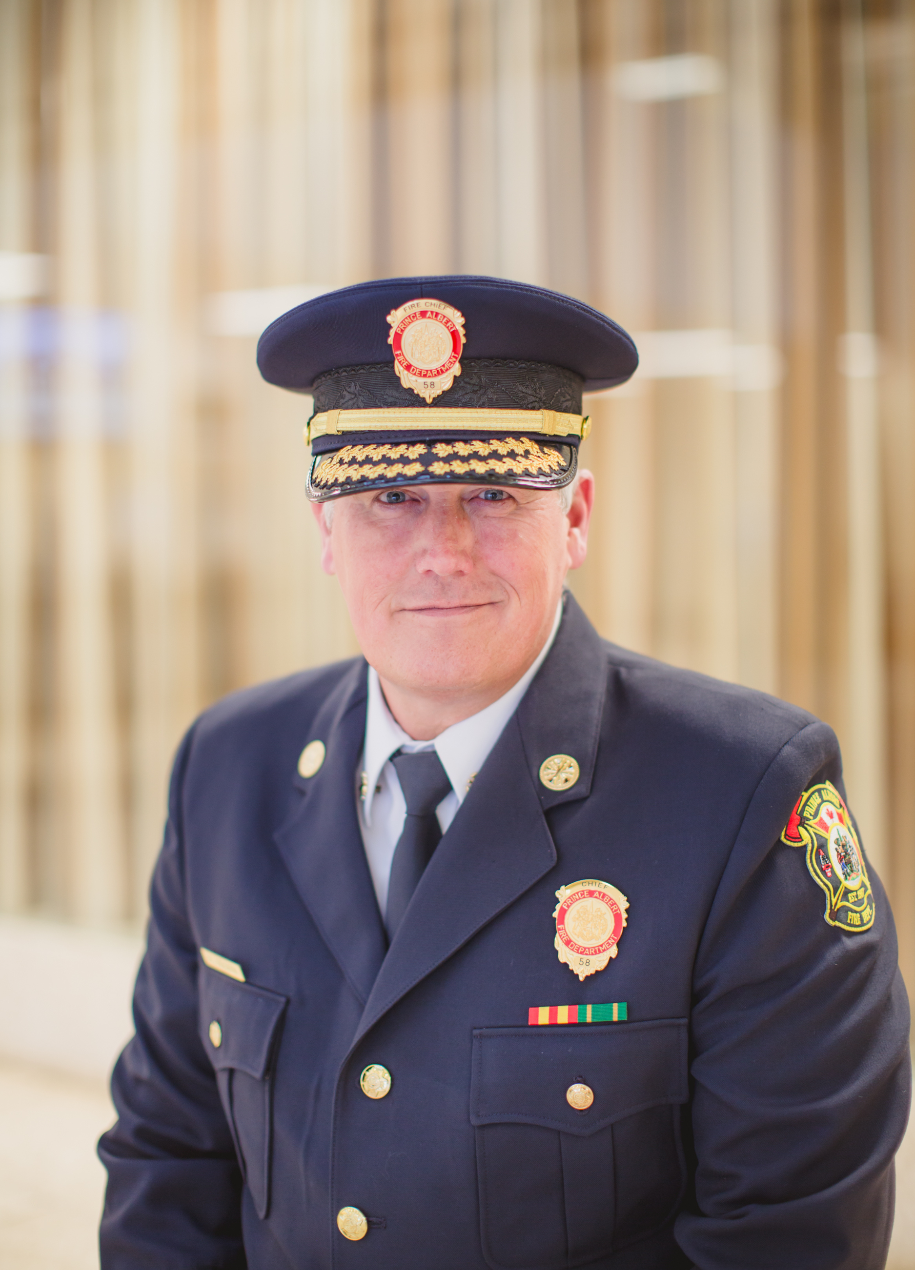 Acting Fire Chief Kris Olsen