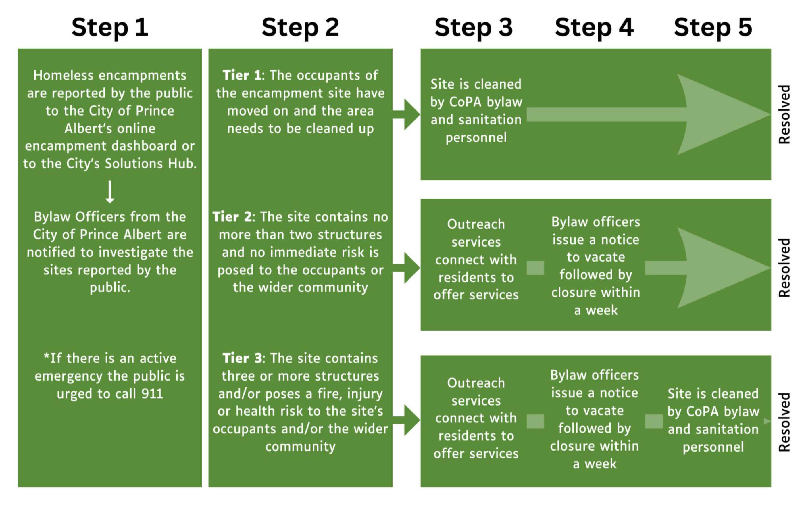 Encampment Strategy Flow Chart