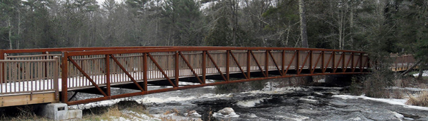 proposed steel bridge at little red