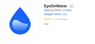 eye on wate mobile app symbol