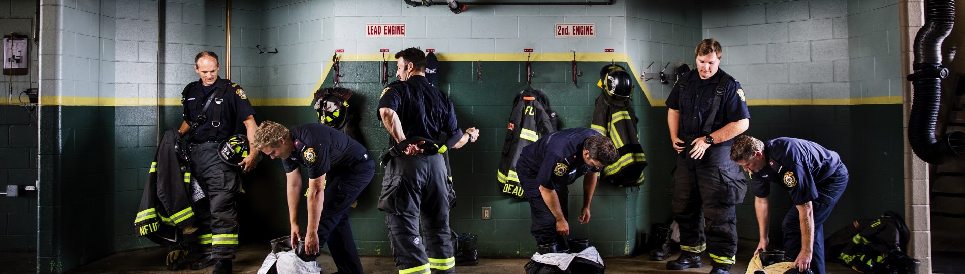 Fire Crew at the Fire Hall