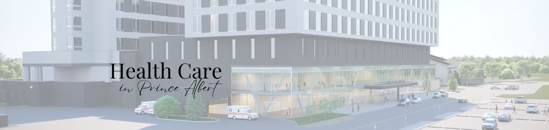 Rendering of the new hospital