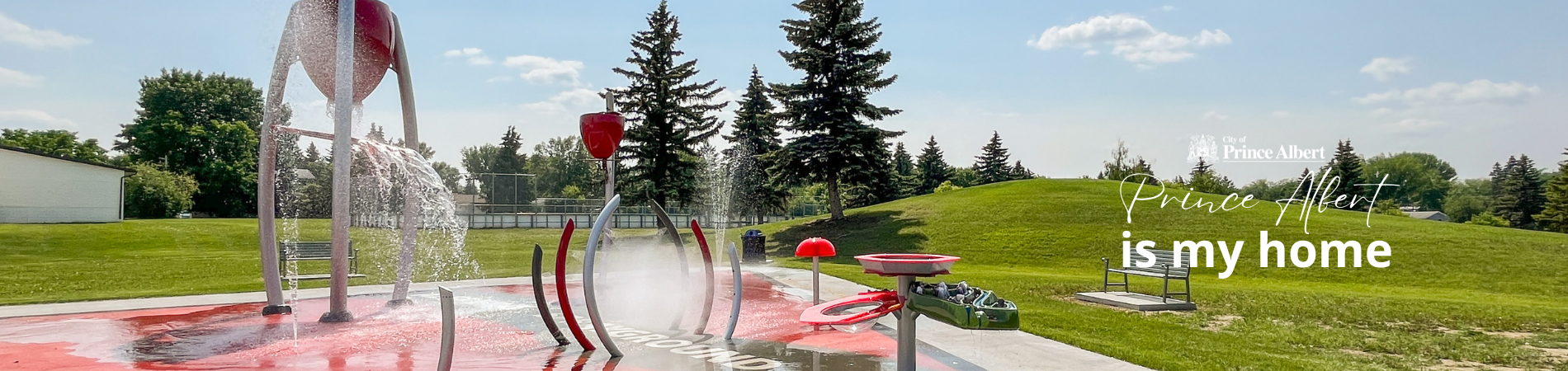 Spray Park in Crescent Heights