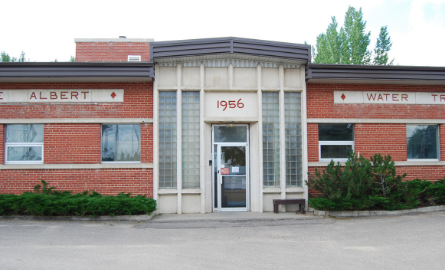 water treatment plant building