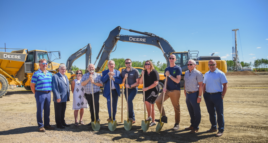 Ground-Vreaking at the new Aquatics and Arenas Facility