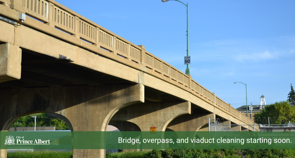 Bridge, overpass, and viaduct cleaning 