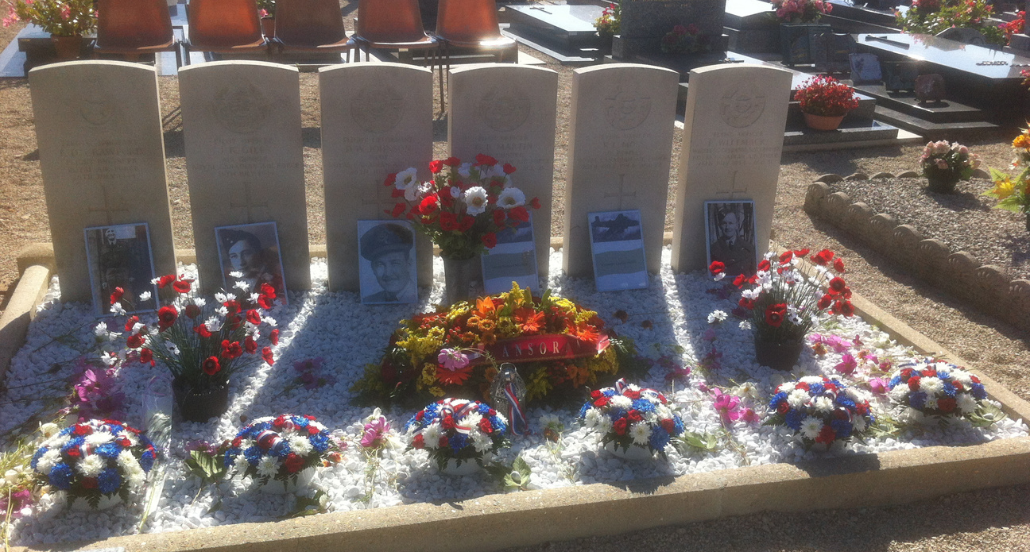 The graves that in France for Canadian soldiers