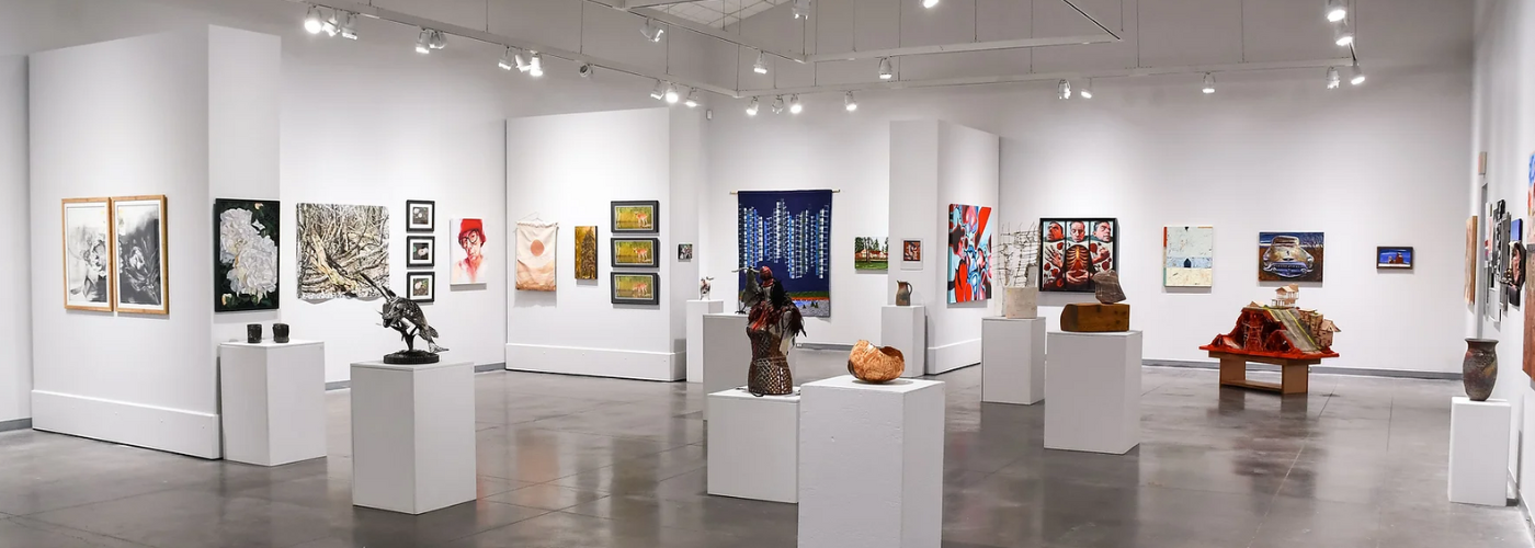 Photo of the winter fesitval art show at the mann art gallery