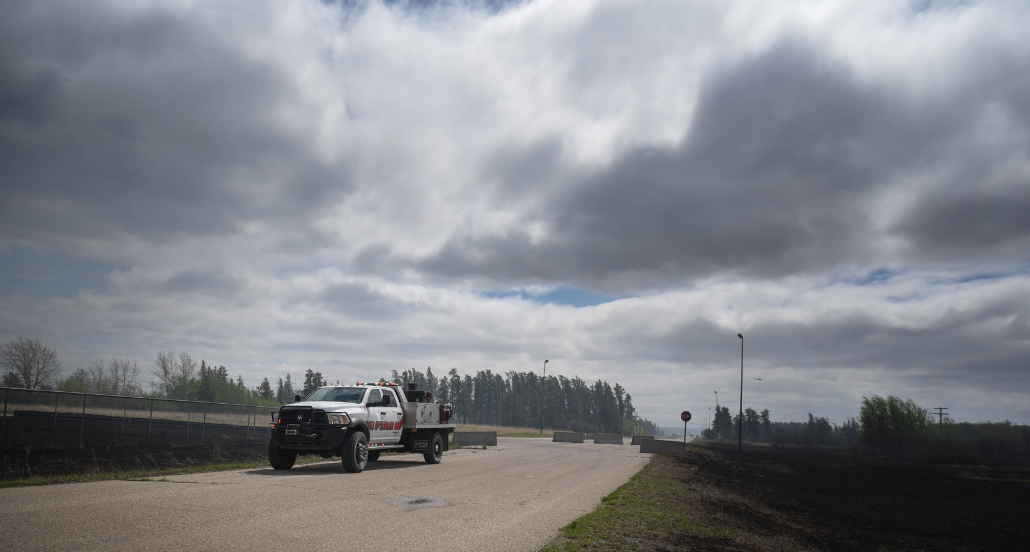 fire north of Prince Albert