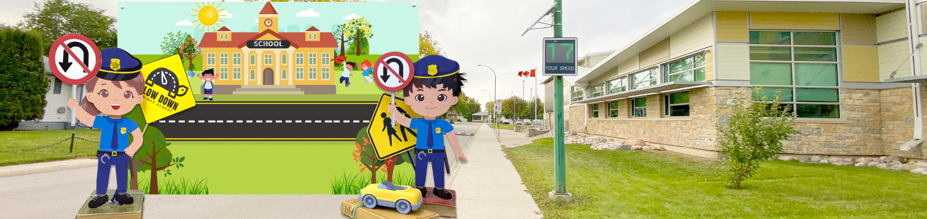 School Zone Banner