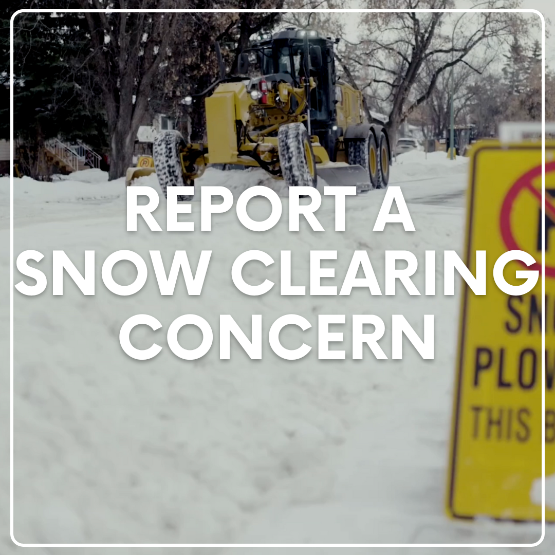report a  snow clearing concern