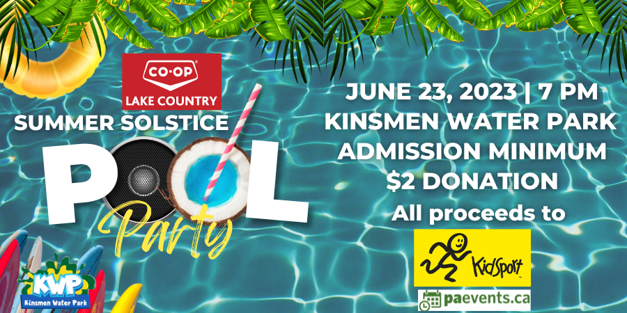 KidSport Summer Solstice Pool Party 