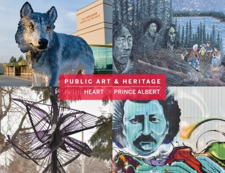 page 1 of public art brochure