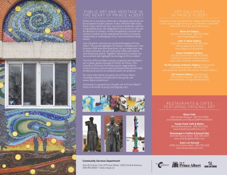 page 3 of public art brochure