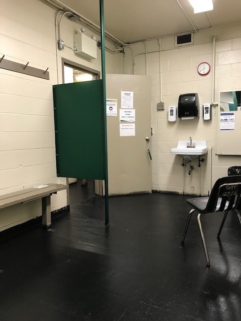 Kinsmen Arena Referee Dressing Room