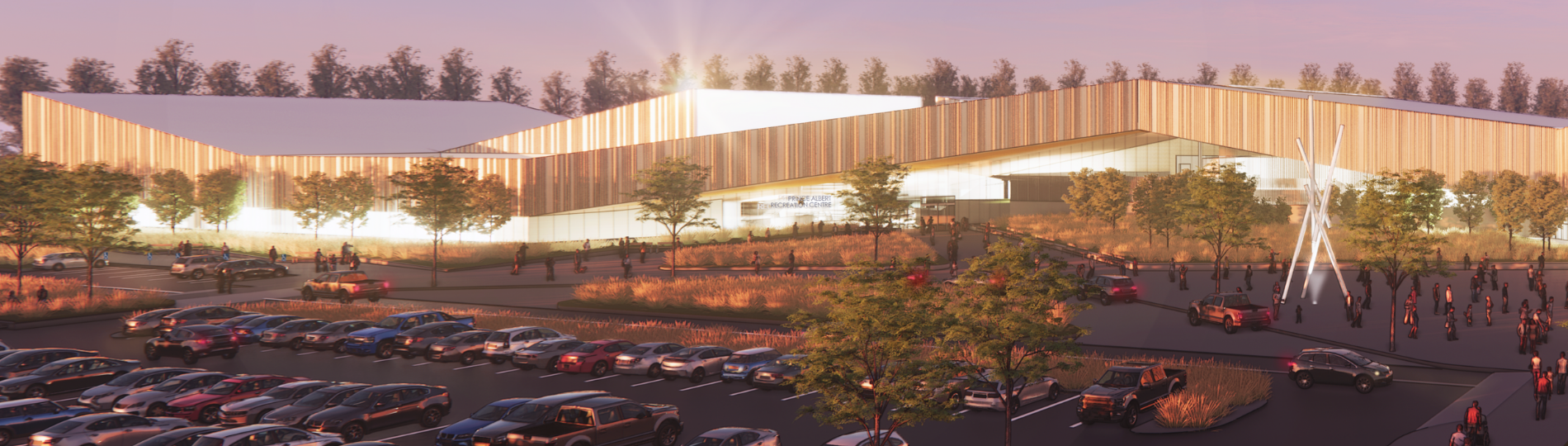 Aquatic and Arenas Recreation Centre Rendering