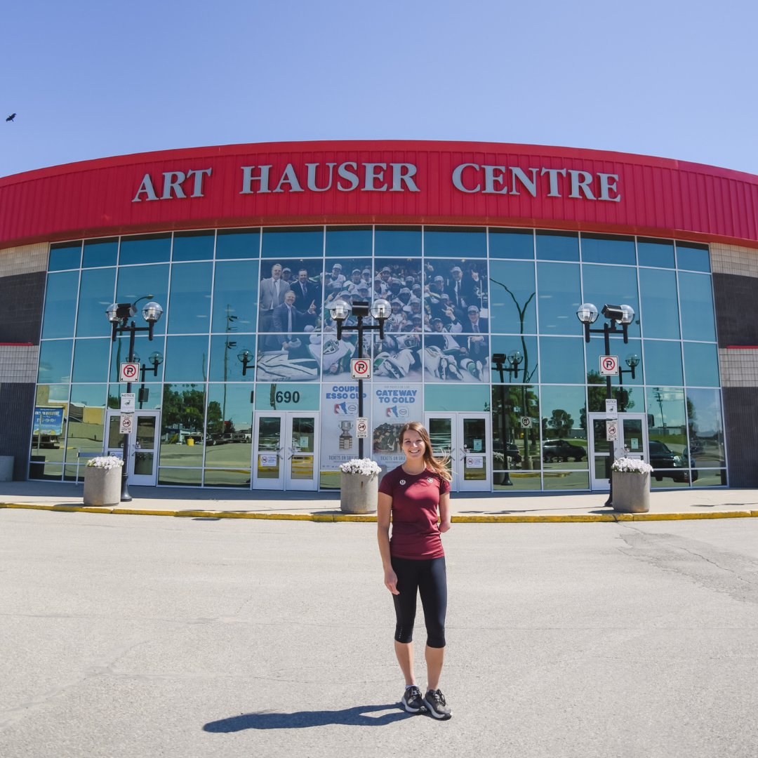 Brittany Hudak, A three-time Paralympian at the Art Hauser Centre