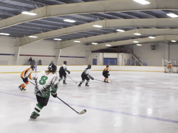 ice surface at an indoor arena