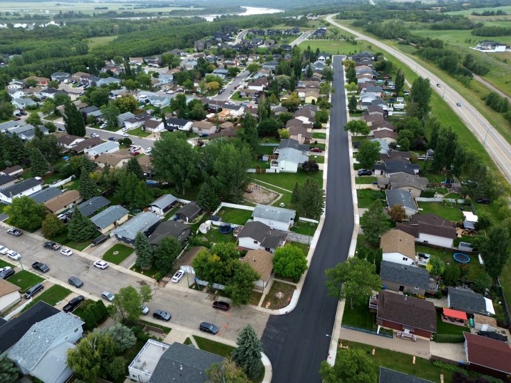 view of city from above