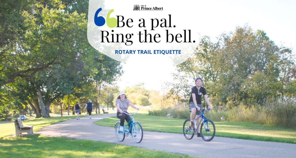 Biking on the City of Prince Albert's Rotary Trail