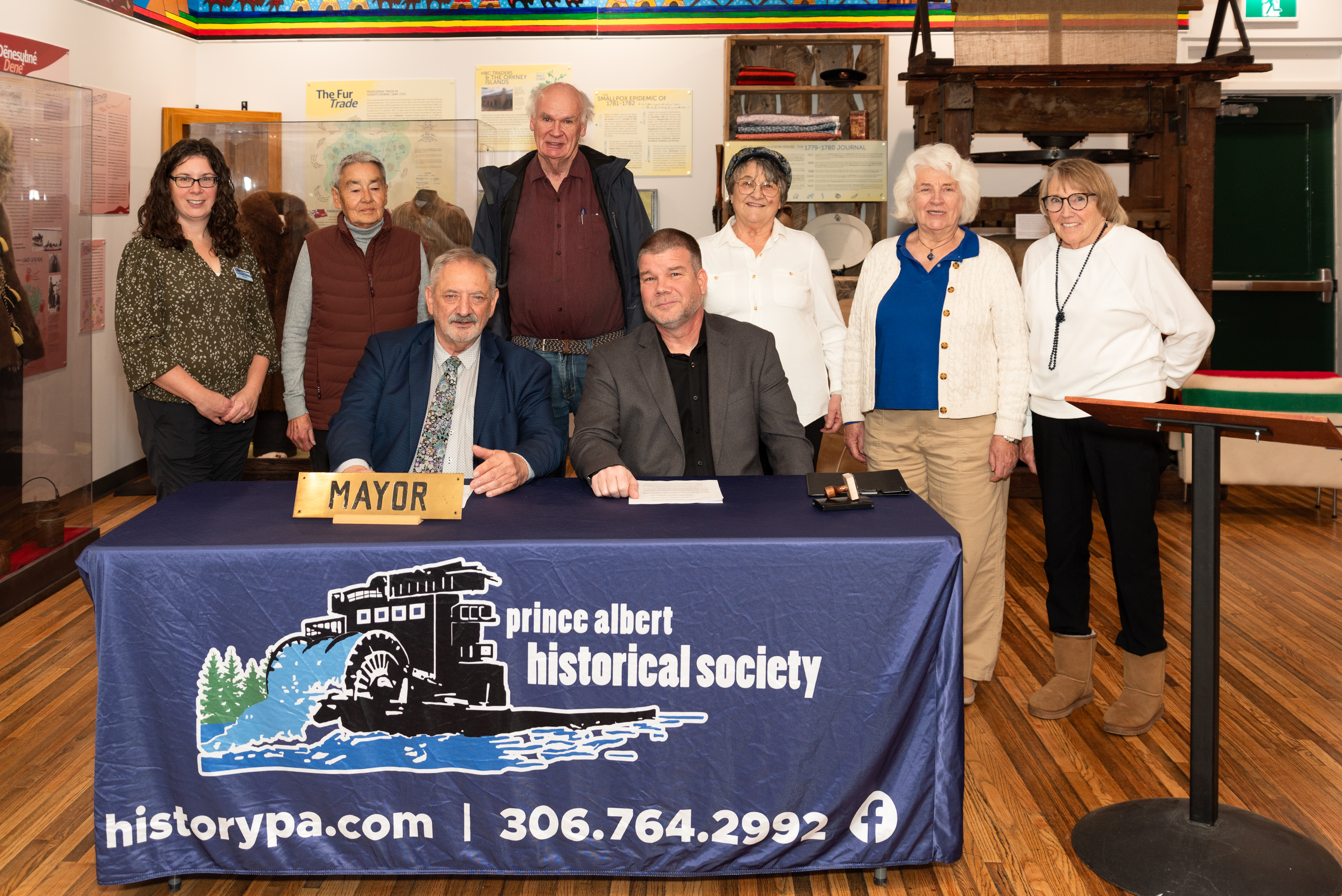Group Photo - Signing of New Support Agreement