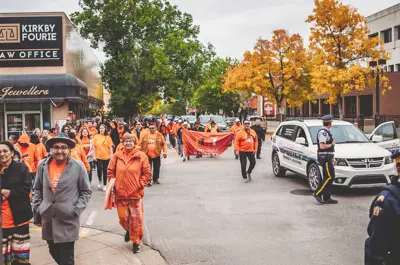 National Day for Truth and Reconciliation being observed at an event in 2021