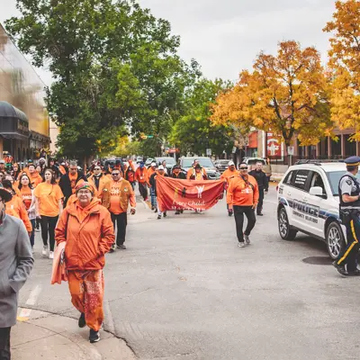 National Day for Truth and Reconciliation being observed at an event in 2021
