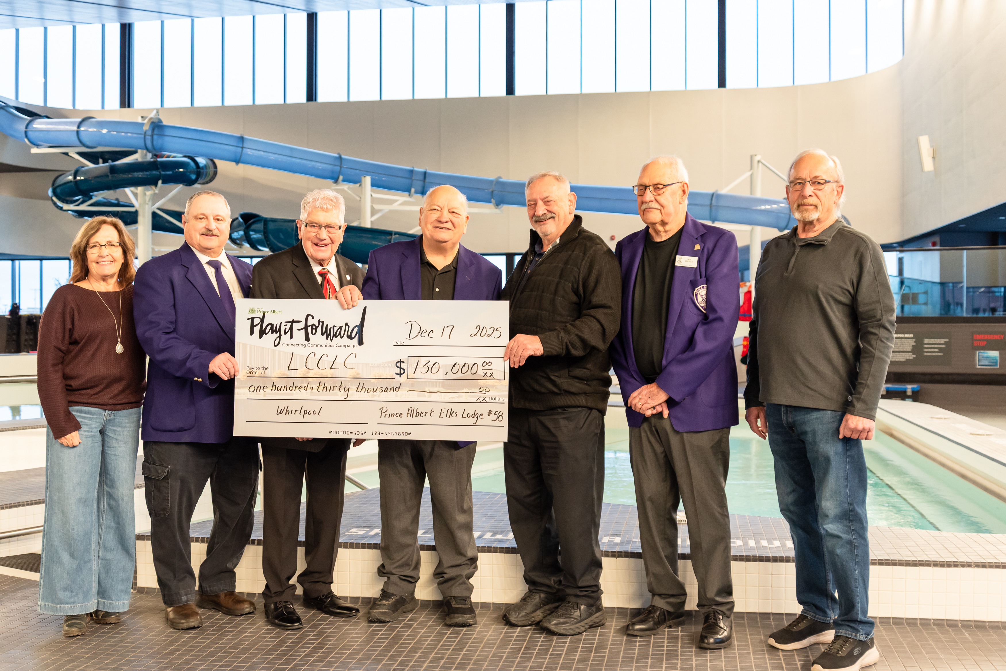 PA Elks Club Sponsors Whirlpool at LCCLC - Group Photo