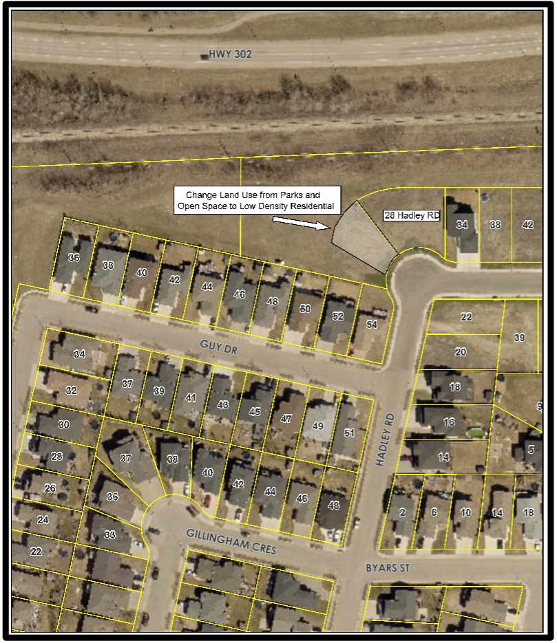 Bylaw 23 of 2025 map image
