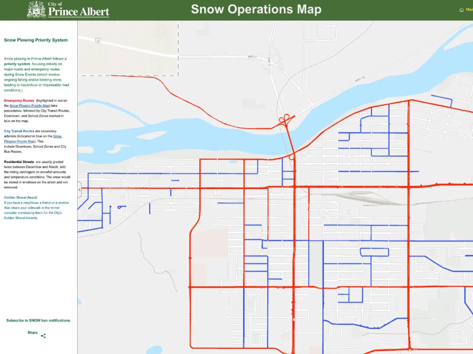 Snow Clearing Operations | City of Prince Albert